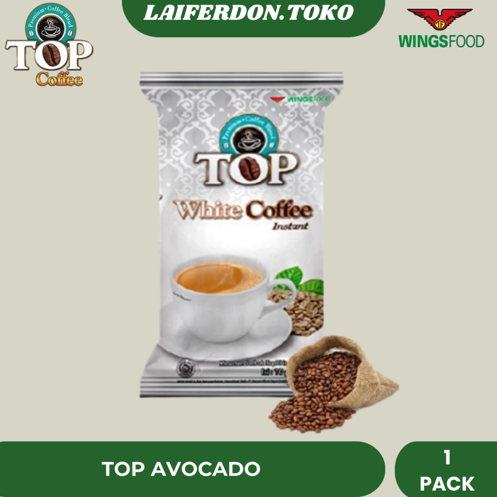 

* laiferdon.toko* Top Coffee Kopi Instan White Pack 21 gr isi 10 pcs
