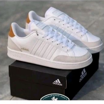 adidas white leather