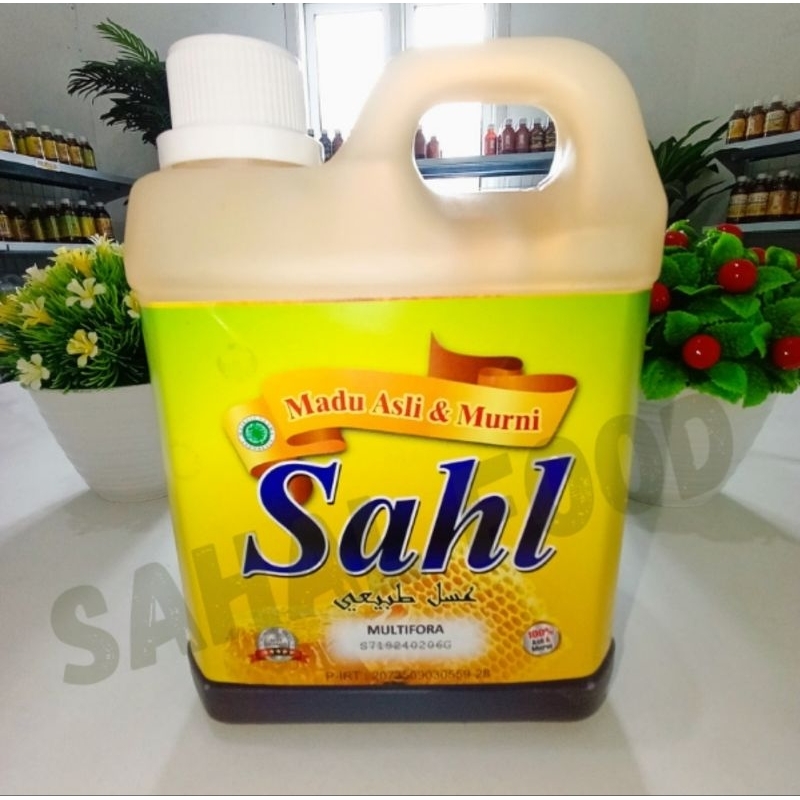 

MADU MULTIFLORA SAHL 1 KG-MADU MURNI ASLI 100%-MADU BERSANAD-MADU HERBAL