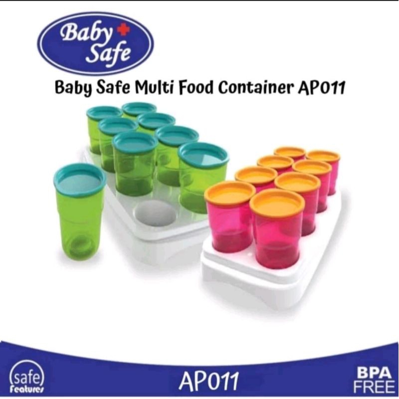 Baby Safe Food Container Wadah Peralatan Mpasi Bayi