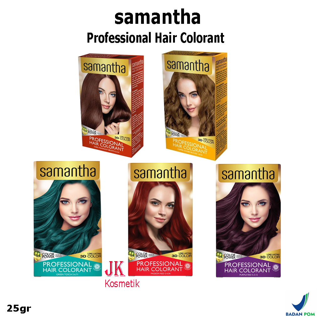 Samantha Hair Color - Pewarna Rambut 3D Color