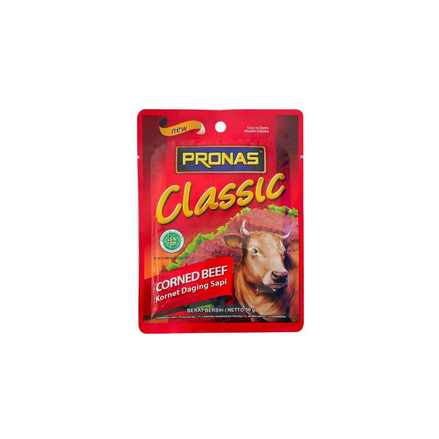 

PRONAS CORNED BEEF KEMASAN 50 GR