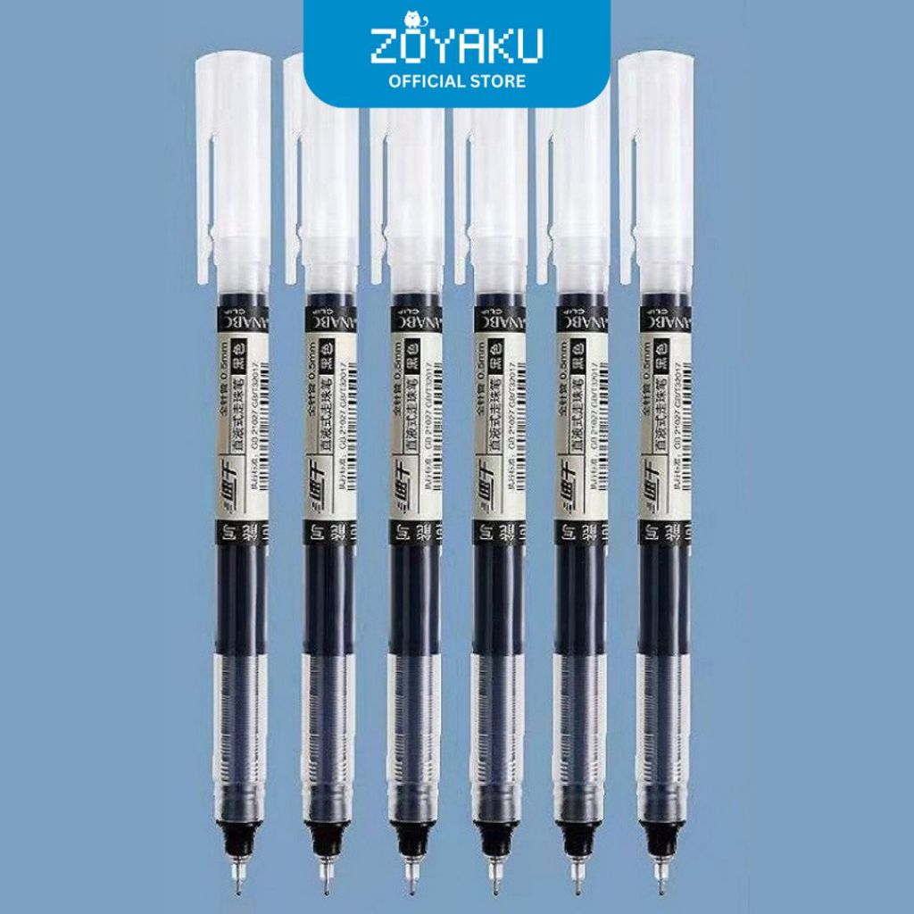 

(1pcs) Pulpen Tulis Tinta Cair 0.5mm Transparan Tabung Jarum Gel Pen STY7050