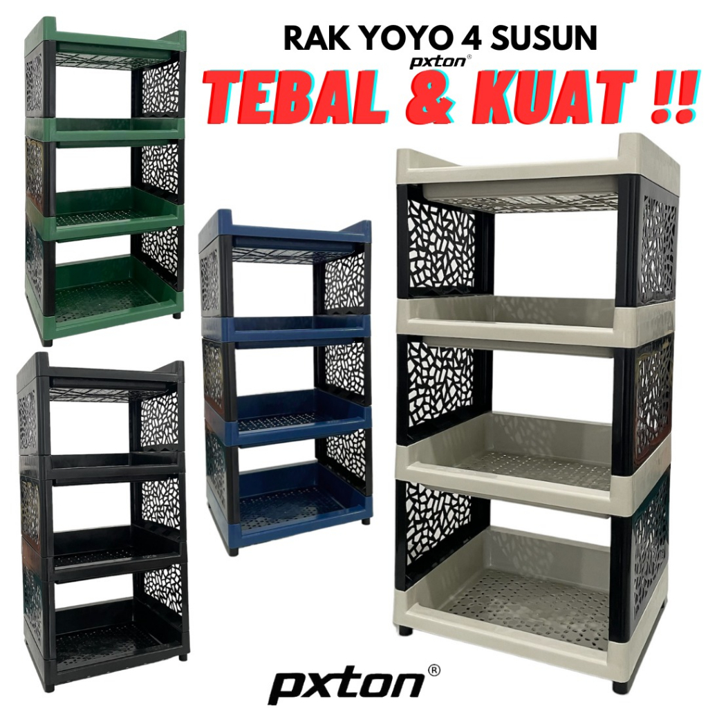 Rak Serbaguna roda / RAK PLASTIK / Rak Apartemen 5 Susun, 4 Susun dan 3 Susun Rak Yoyo RAK SUSUN