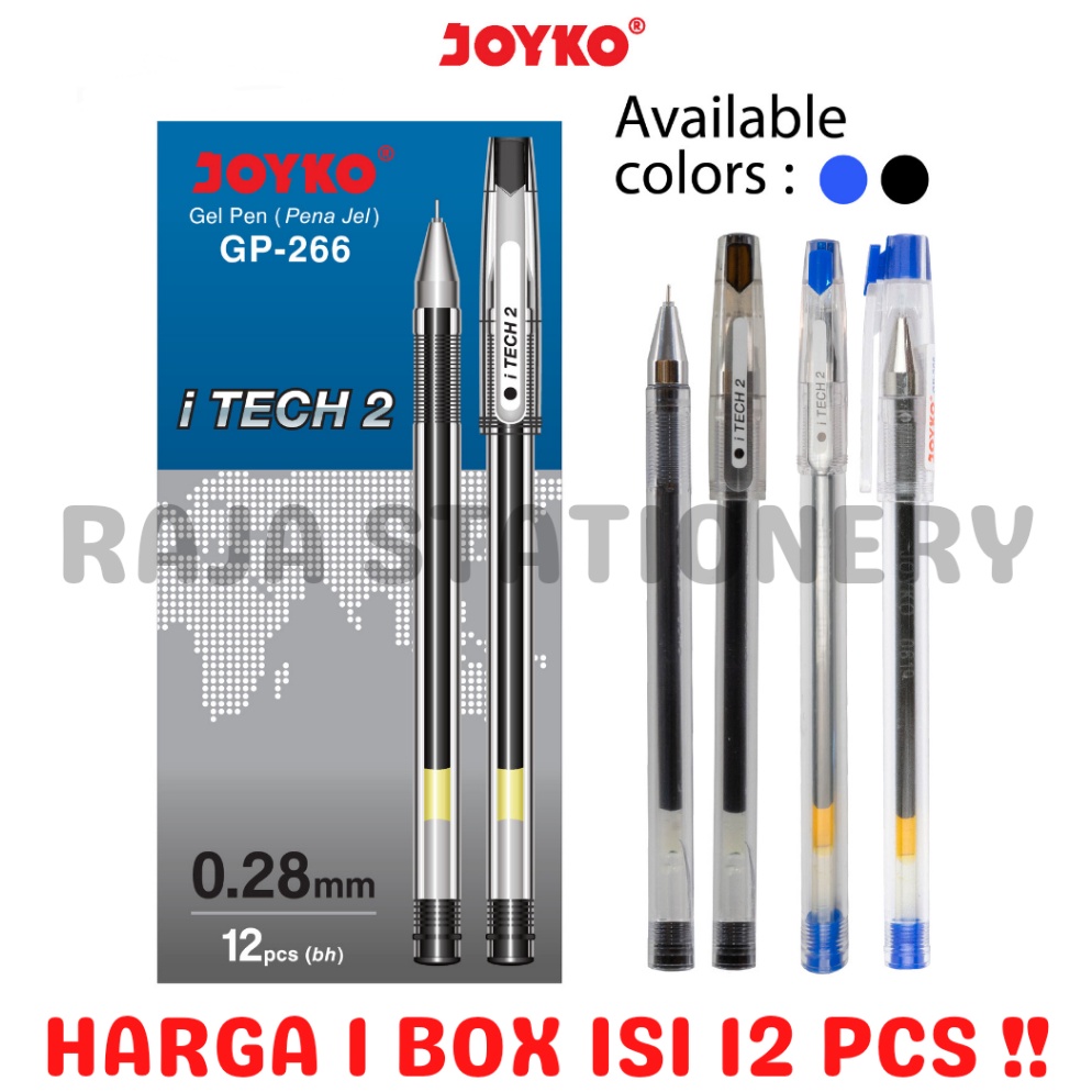 

KODE F43U JOYKO GEL PEN HI TEC PULPEN JOKYO ITECH HITEC 28MM GP266 12PCS