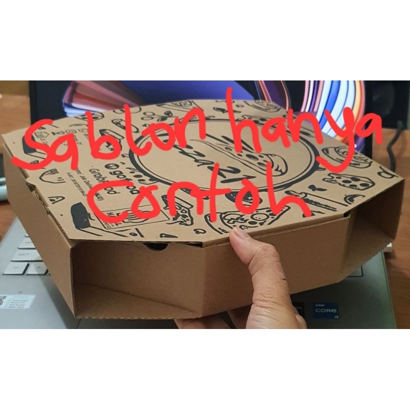 

kardus / dus pizza bulet uk. 24x24x5 (min order 100 pcs)