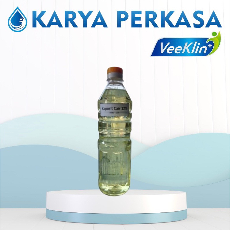 Kaporit Cair 12% / Sodium Hypochlorite 1 Ltr