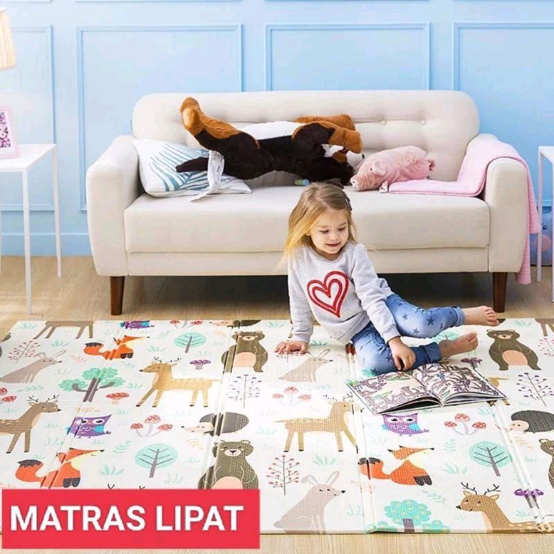 Gratis Tas Matras Bayi PlayMate Lipat bayi karpet anak bayi Ukuran 180200