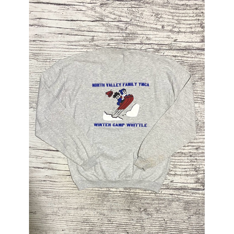 Crewneck cn sweatshirt vintage Jerzees build up North valley second