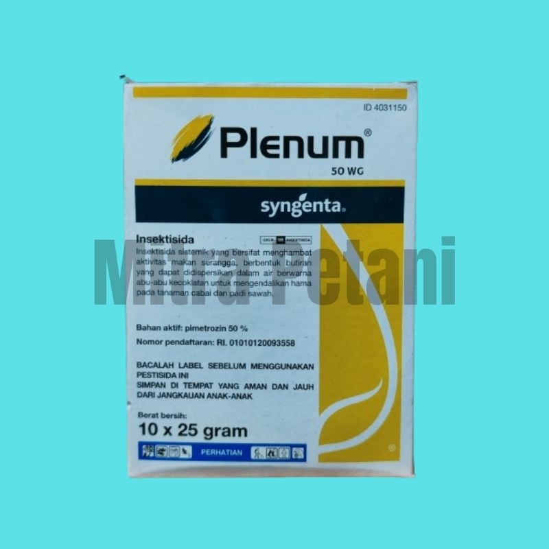 Insektisida Plenum 50 WG isi 25gr || Bahan Aktif : pimetrozin 50%