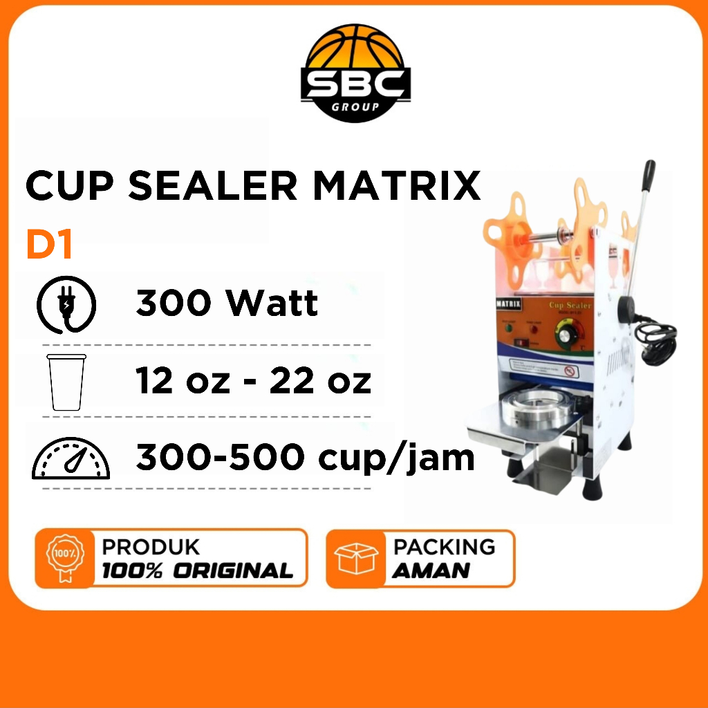 CUP SEALER MATRIX D1