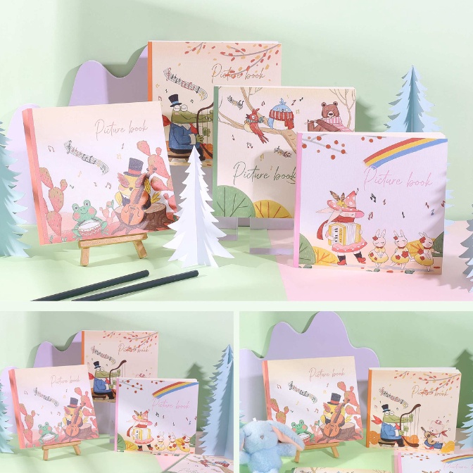 

KODE W13X Buku Sketsa 92 Lembar Buku Gambar Anak Polos 24K Drawing Book