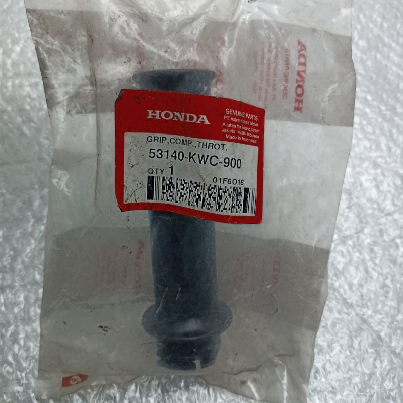 PIPA SELONGSONG GAS HANDGRIP GRIP HANDFAT KANAN HONDA CS1 ORI AHM 53140-KWC-900