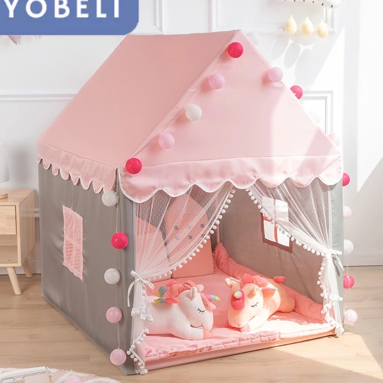 Terbagus Mainan Tenda Anak Perempuan Serbaguna Model Rumah Tenda Princess Anak Jumbo Rumah Indoor Ou