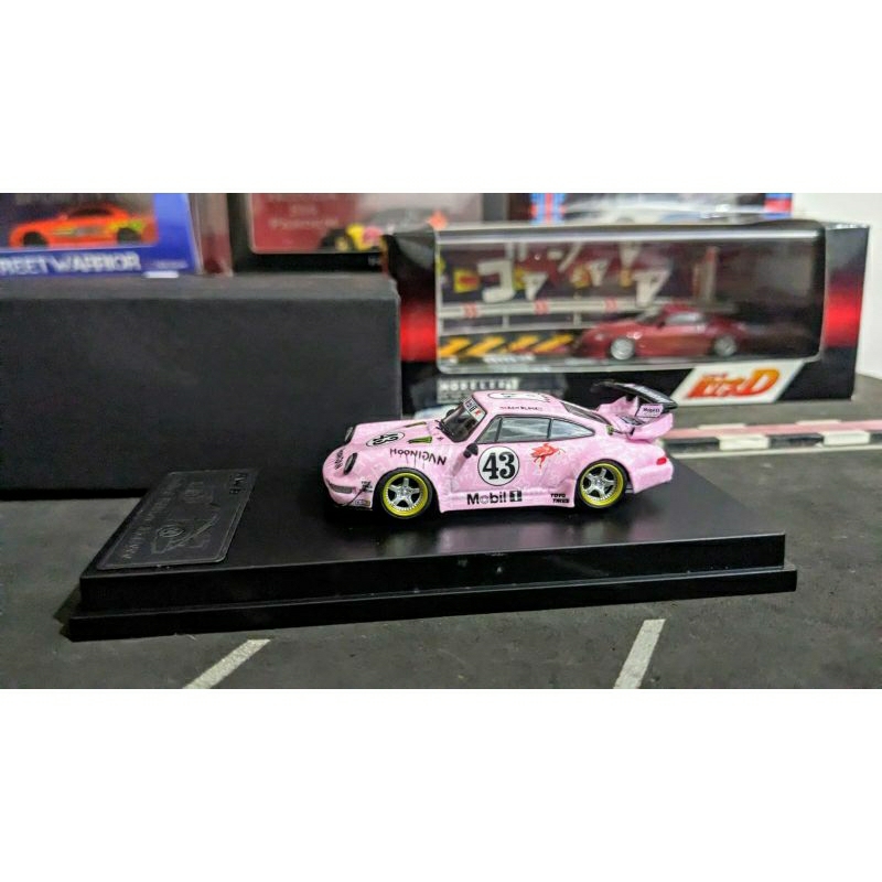 Diecast King Model Porsche RWB 964 Hoonipigasus #43 pink