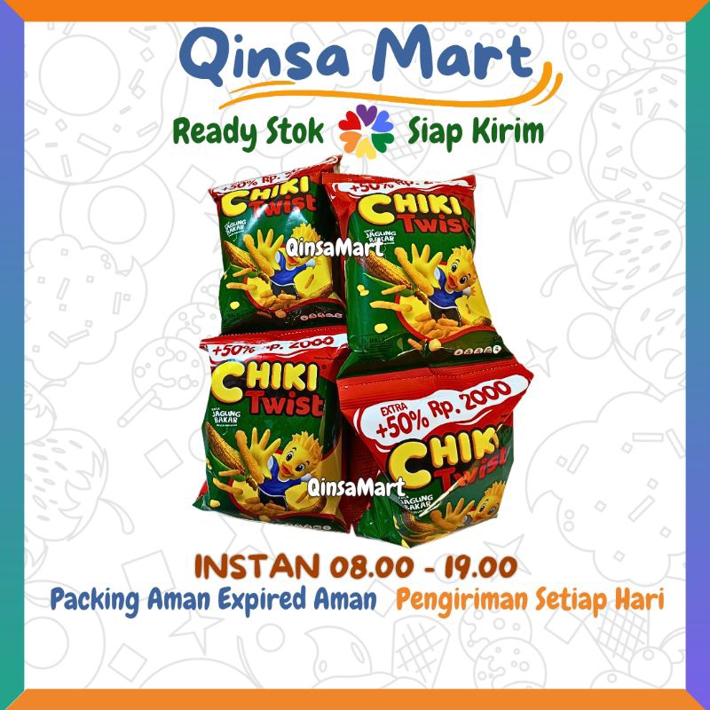 

Chiki Twist Jagung Bakar 22,5 gram x 10 pcs