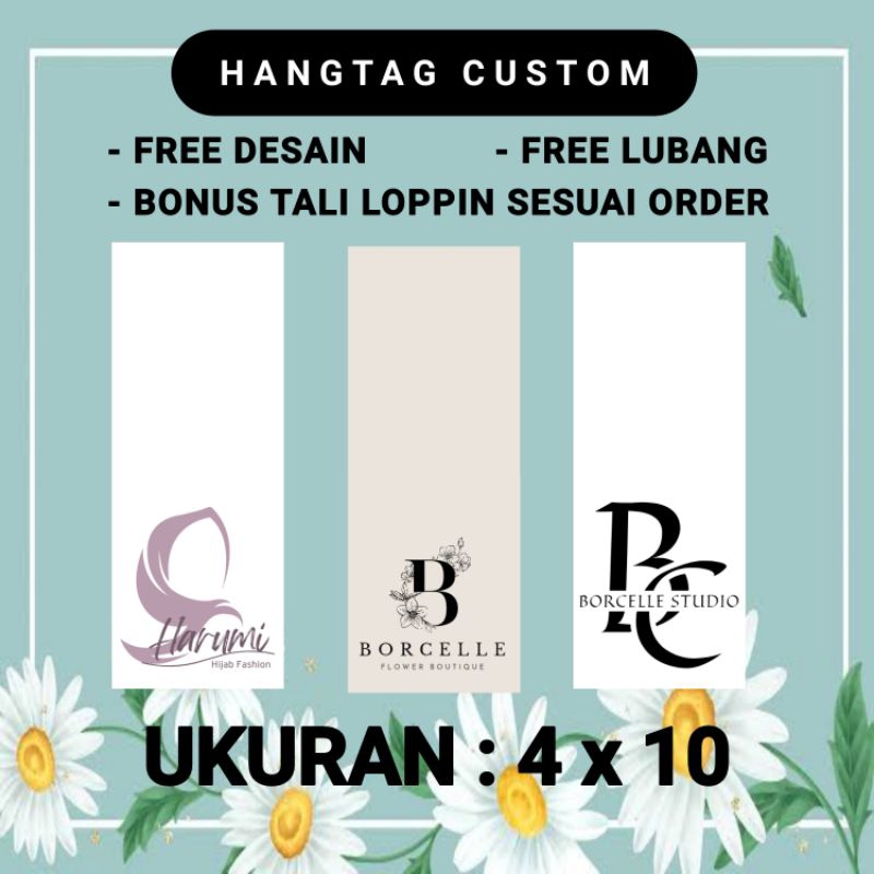 

Label Tag / HANGTAG/ Label Produk Custom