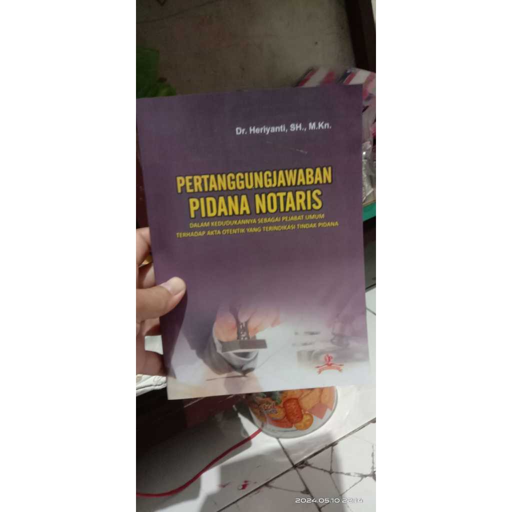 PERTANGGUNGJAWABAN PIDANA NOTARIS