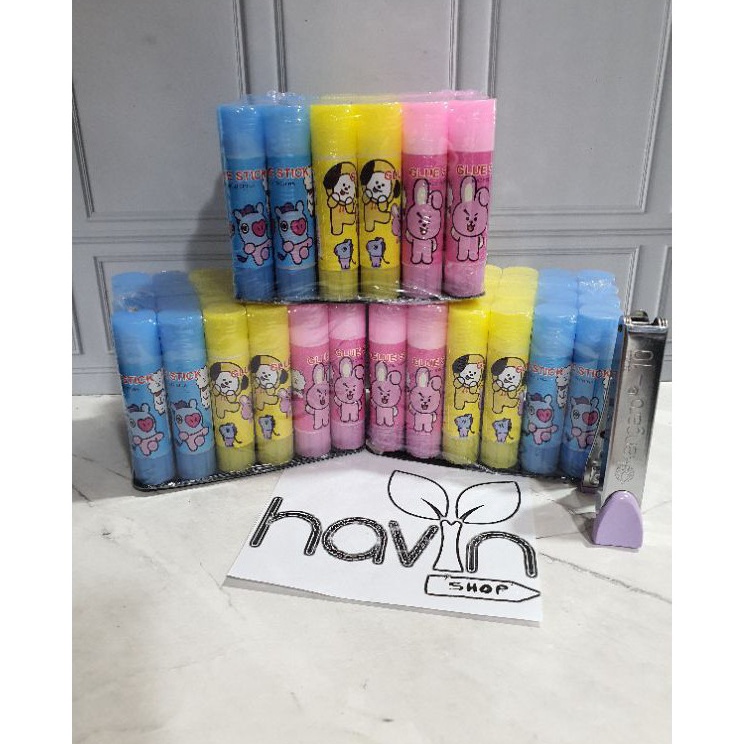 

Super Diskon Lem stik 1pak24pc ukuran KECIL 1gram Lem stick Lem murah Lem fancy Glue Stik Fancy