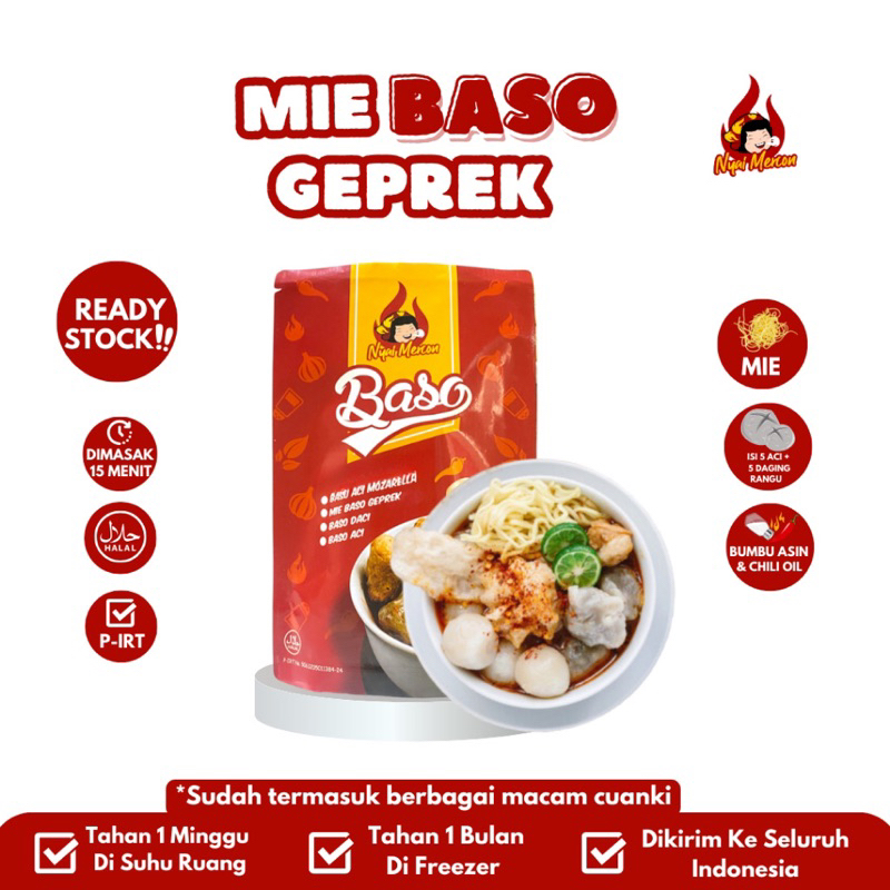 

Mie Baso Geprek Nyai Mercon Pekanbaru