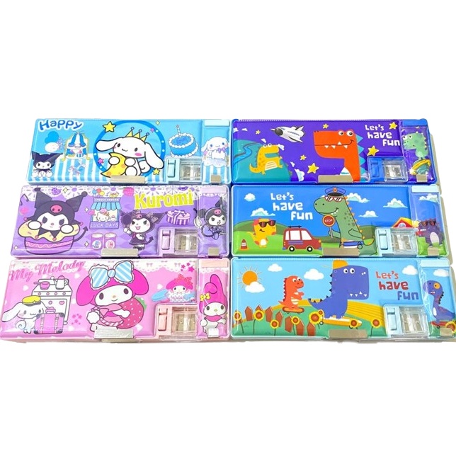 

Kejar Murah Kotak Pensil Magnet 2 Sisi Rautan Pensil FANCY DINO SANRIO C82