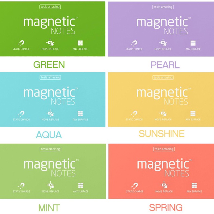 

Pengepul Tesla Amazing Memo Magnet Sticky Magnetic Sticky Notes Size L 2 x 1mm