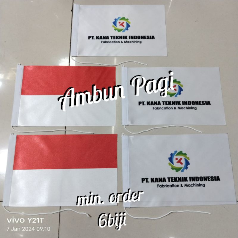 

best seller custom bendera meja bahan satin