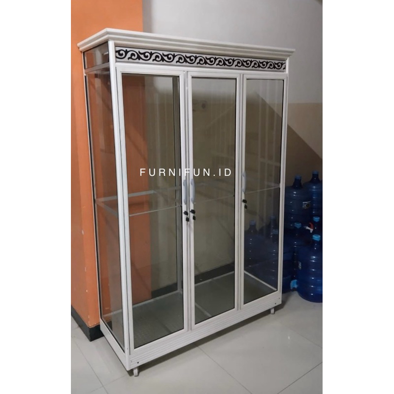 LEMARI GANTUNG / Lemari Gamis / Lemari Kaca / Lemari gamis aluminium