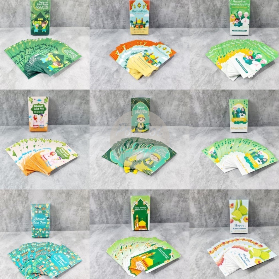 

Pasti Keren Amplop Lebaran Idul Fitri THR 224 Isi 5 Panjang 3D MD Mika Angpau Lebaran Motif Netral Masjid Mekah Eid Mubarak Motif Bagus Glossy Kualitas Tinggi