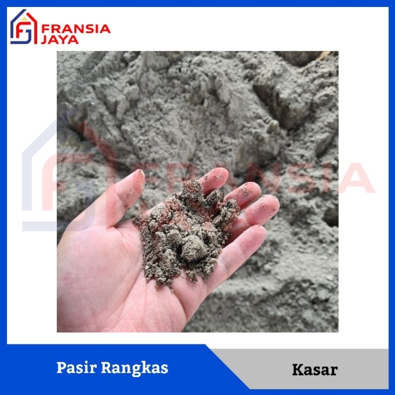Pasir Rangkas Abu Hitam Bangunan 1 Karung (5 Ember)