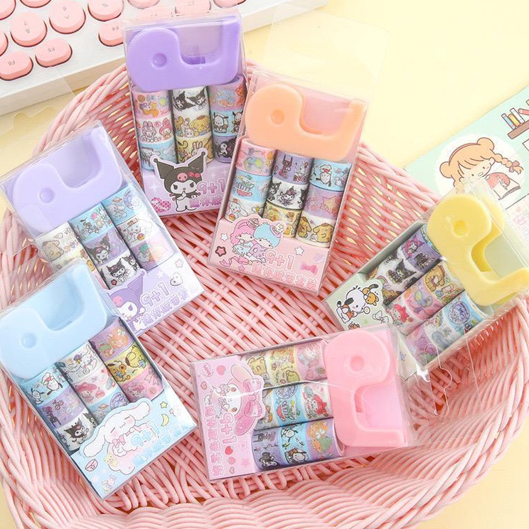 

Produk Hemat WASHI TAPE SANRIO LUCU FREE DISPENSER TAPE ISOLASI KERTAS MINI KARAKTER SANRIO