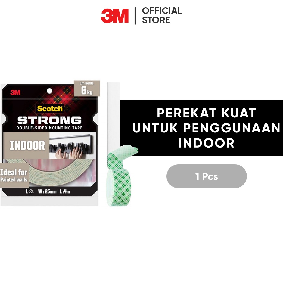 

Grosir Baru 3M Scotch DoubleSided Mouting Tape Indoor Perekat kuat untuk penggunaan indoor 1 pc 25mm x 4m Untuk pengunaan dalam ruangan