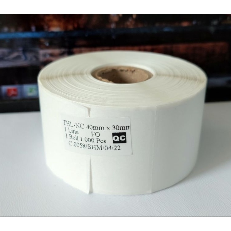 

Ready Siap Kirim Label Thermal 4x3mm 4x3 mm 4 x 3 Kertas Sticker Receipt Printer Barcode 1 LINE