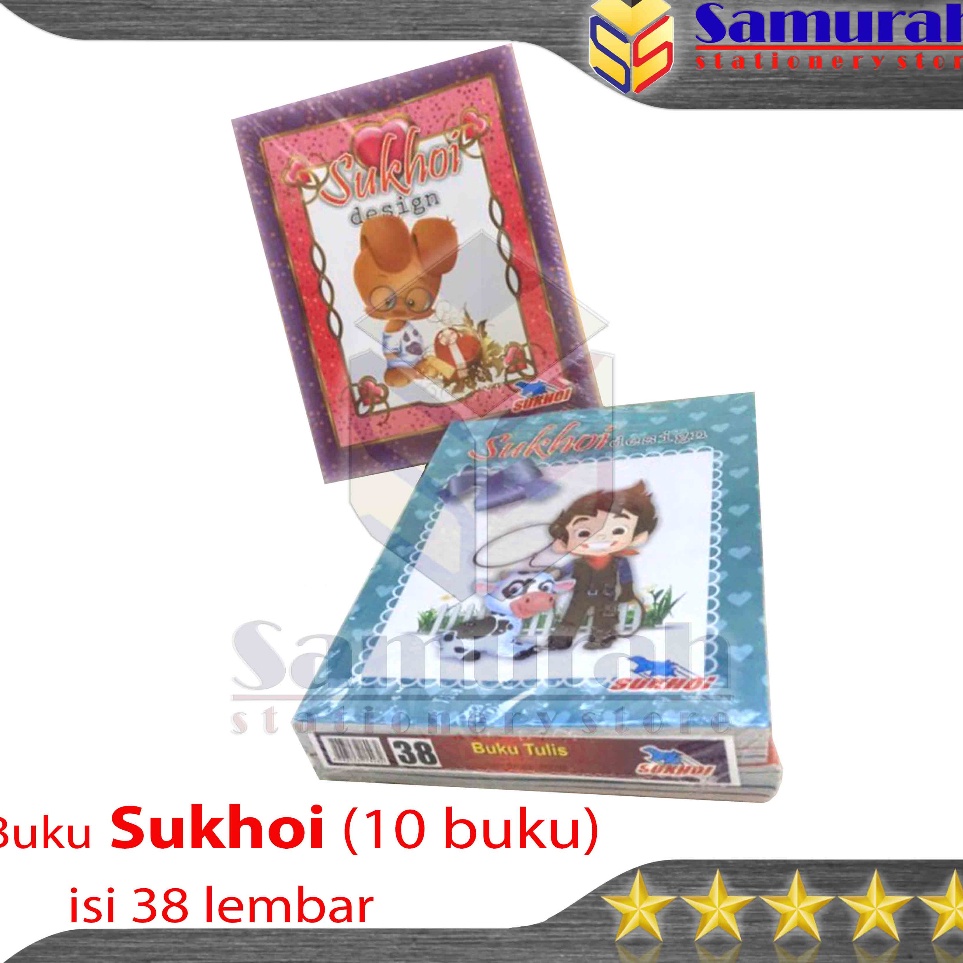 

Fast Sale Buku Tulis Sukhoi 38 Lembar Buku Tulis Sekolah Murah Tipis isi 38 Lbr Buku Catatan Ekonomis 1 Pak