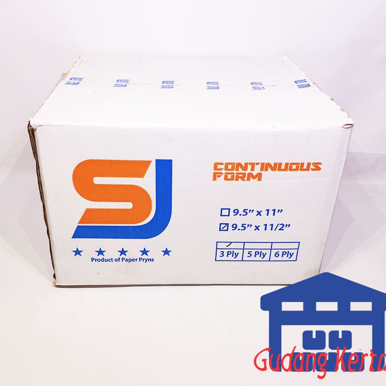 

Promo Termurah SJ STANDAR CONTINUOUS FORM 95 X 112 3PLY PRS BAGI 2