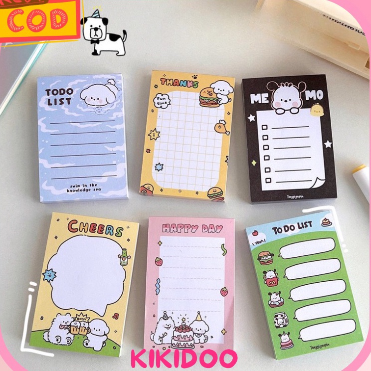 

Dijamin Laris Kikidoo Sticky Note Memo Pad 8 Lembar Kawaii Lucu To Do List RT166