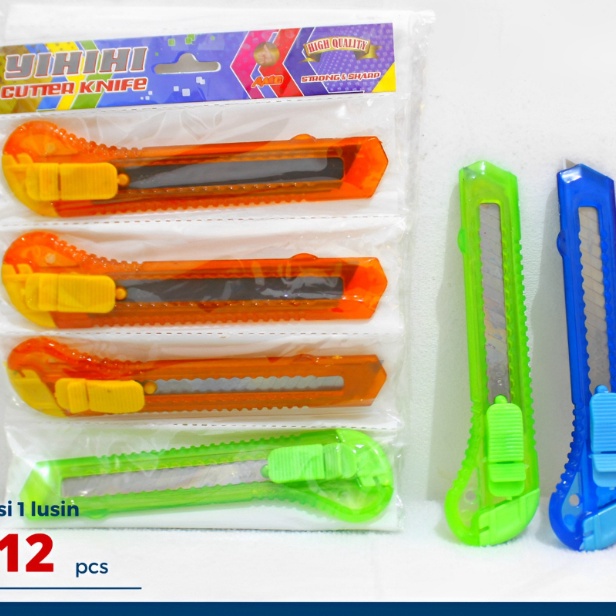 

Get It Pisau Cutter Besar Kecil 12pcs Kater Murah Bening L 5 YAHAHA