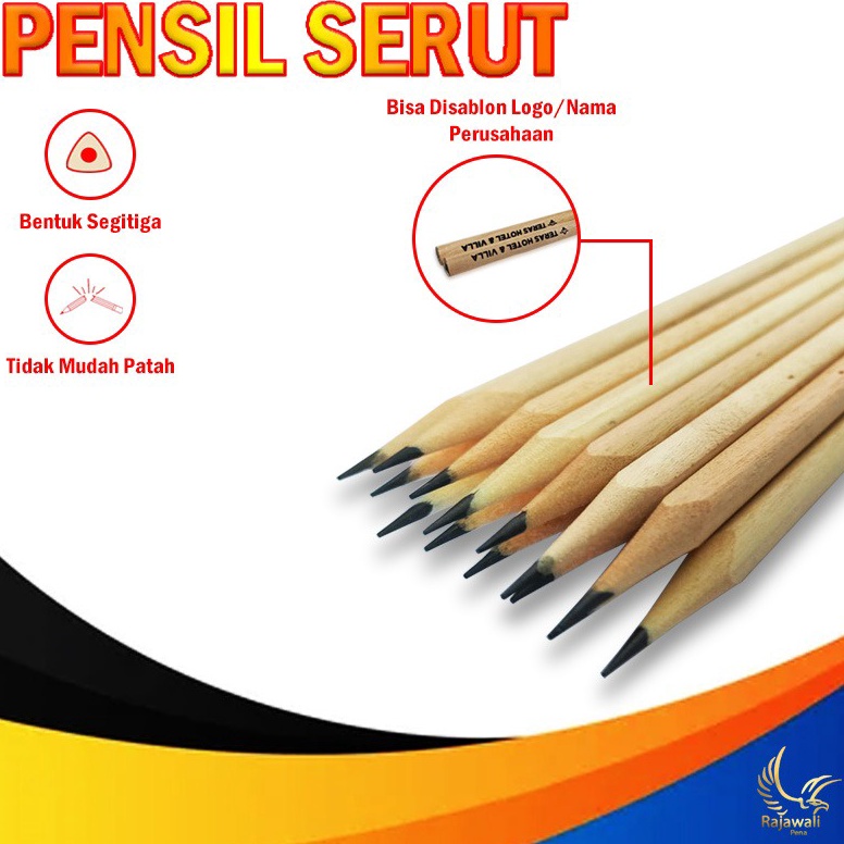 

KODE P6P8 Pensil Hotel Model Segitiga Serut Murah isi 1 pcs