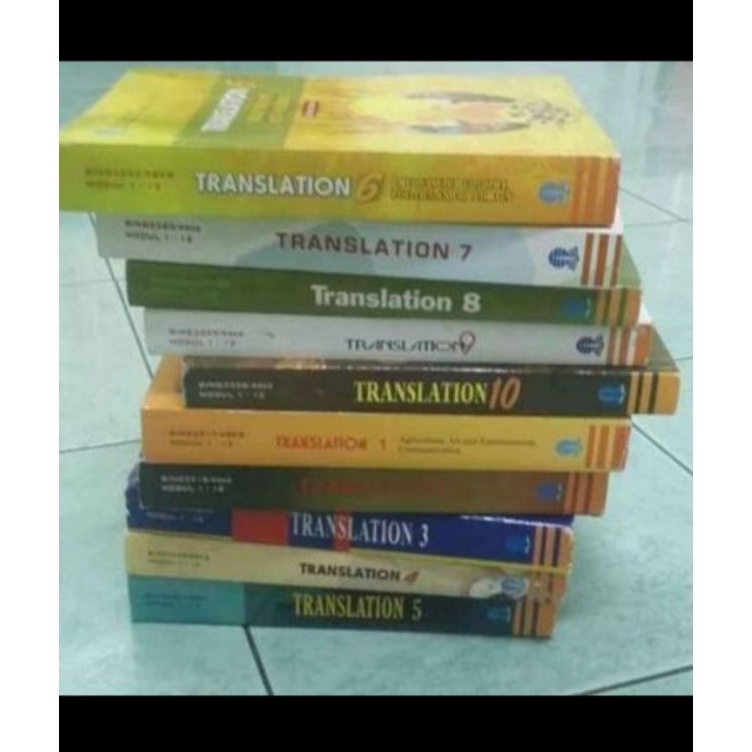 Sedang Ramai  Obral Buku UT Sastra Inggris Minat Penerjemah