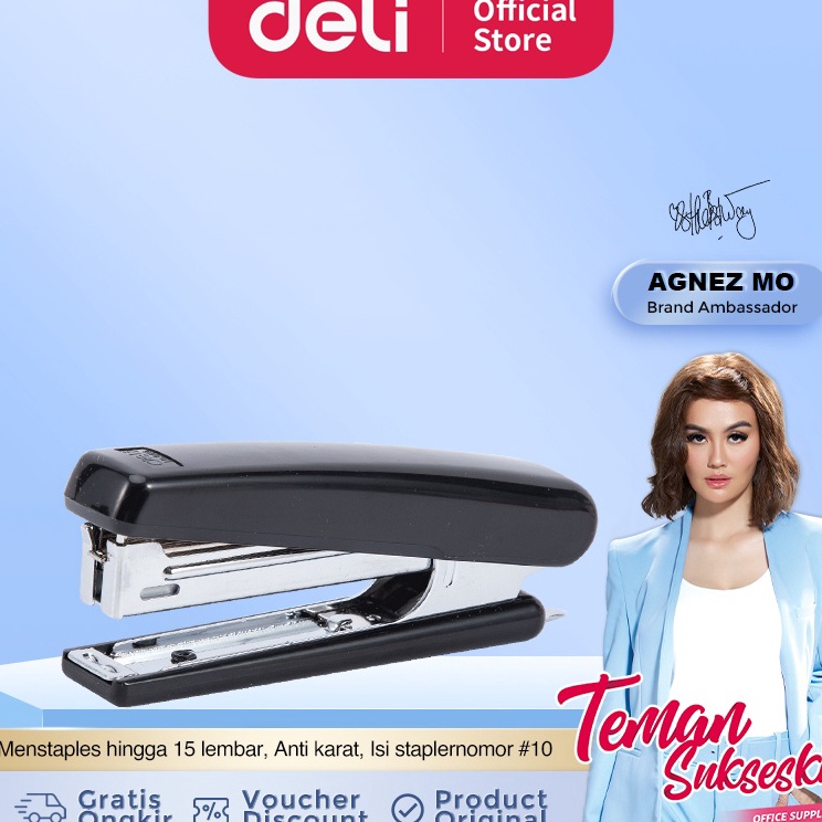 

Spesial Price Deli Stapler 1 15 Sheets hingga 2 kali staples E221