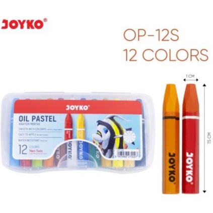 

Hadir Pilihan CRAYON OIL PASTEL CRAYON JOYKO TITI 12 WARNA