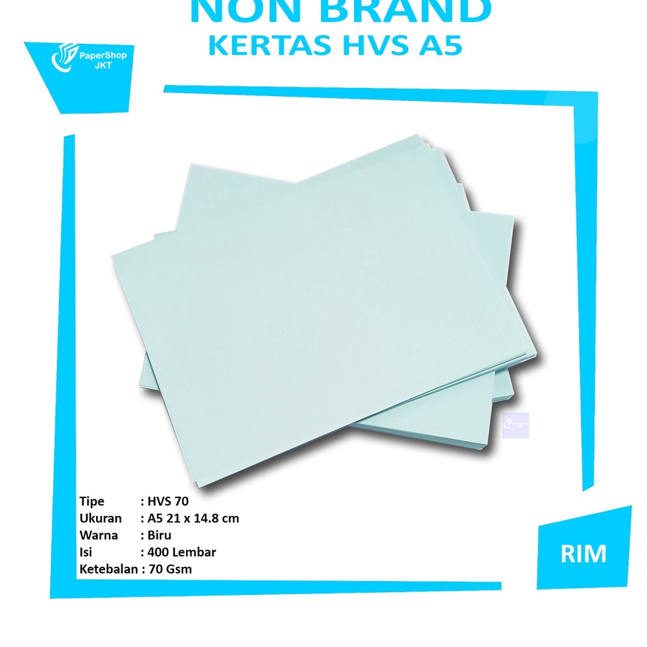 

Good Sale PSJ Kertas Warna HVS A5 7 Rim