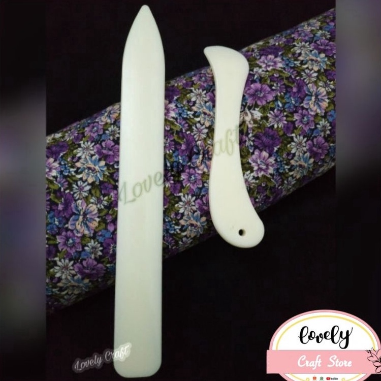 

Cuci Gudang LovelyCraftStore 2pcsset bone imitation folder creasing tool pembuat garis lipatan untuk kertas leather scrapbook scorer creaser