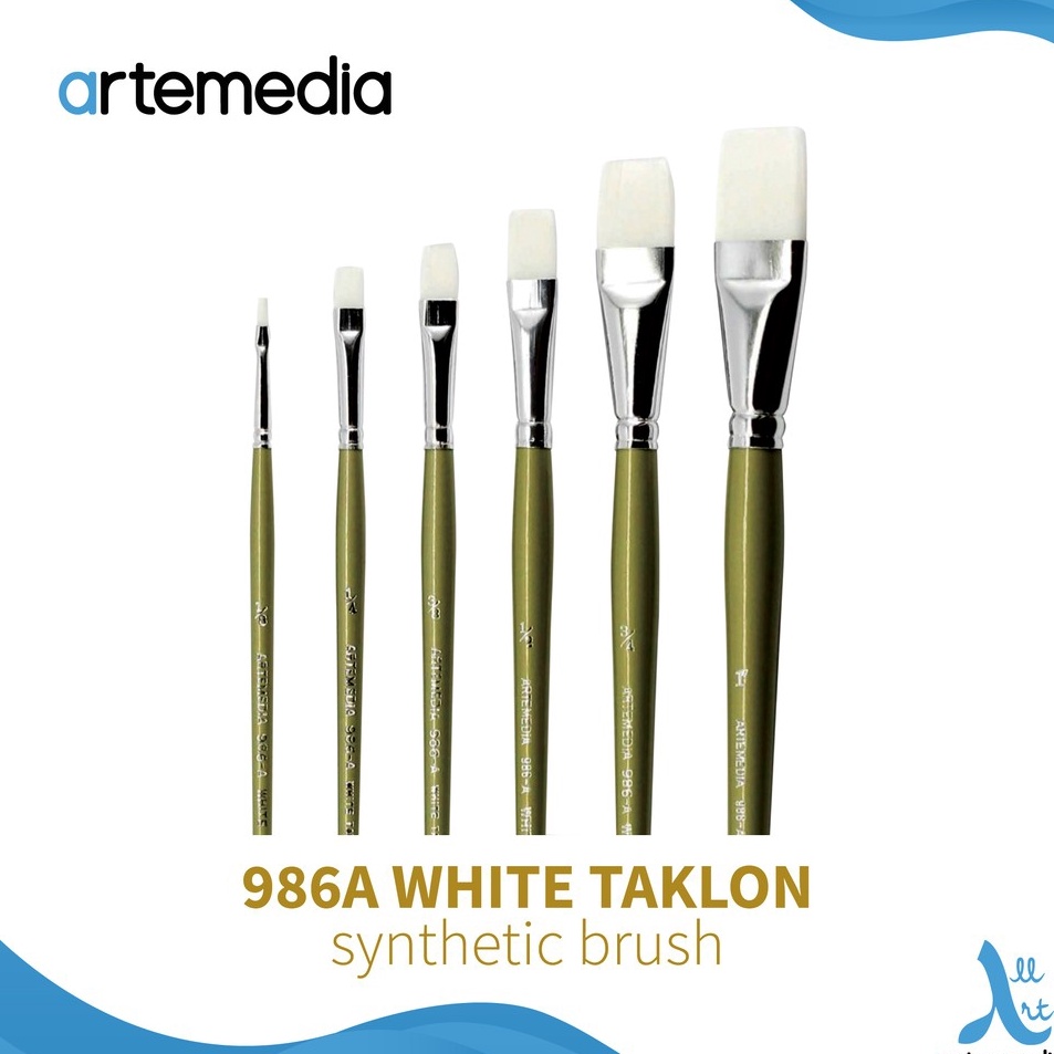 

Terbaik Kuas Lukis Artemedia 986A One Stroke White Taklon Synthetic Brush