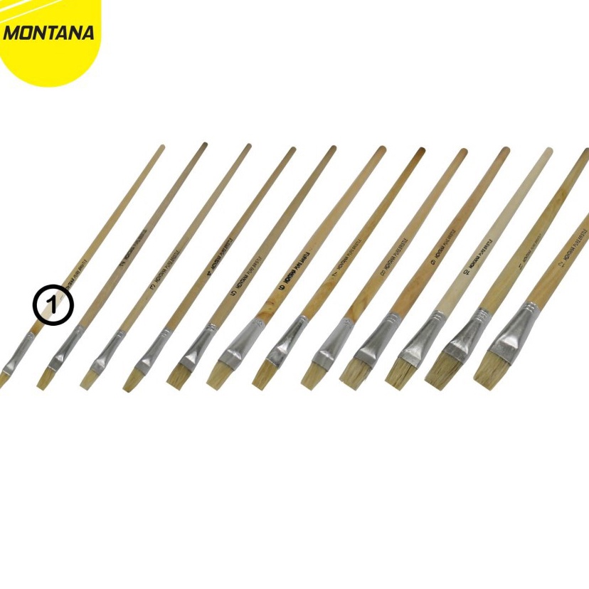 

Promo Stok Brush Kuas Cat Air Lukis Acrylic Montana BRW1 24 Pcs 1 Pack