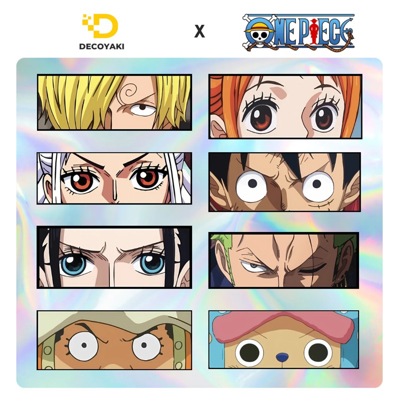 

Sticker Slap Hologram One Piece, Stiker Hologram Crew One Piece