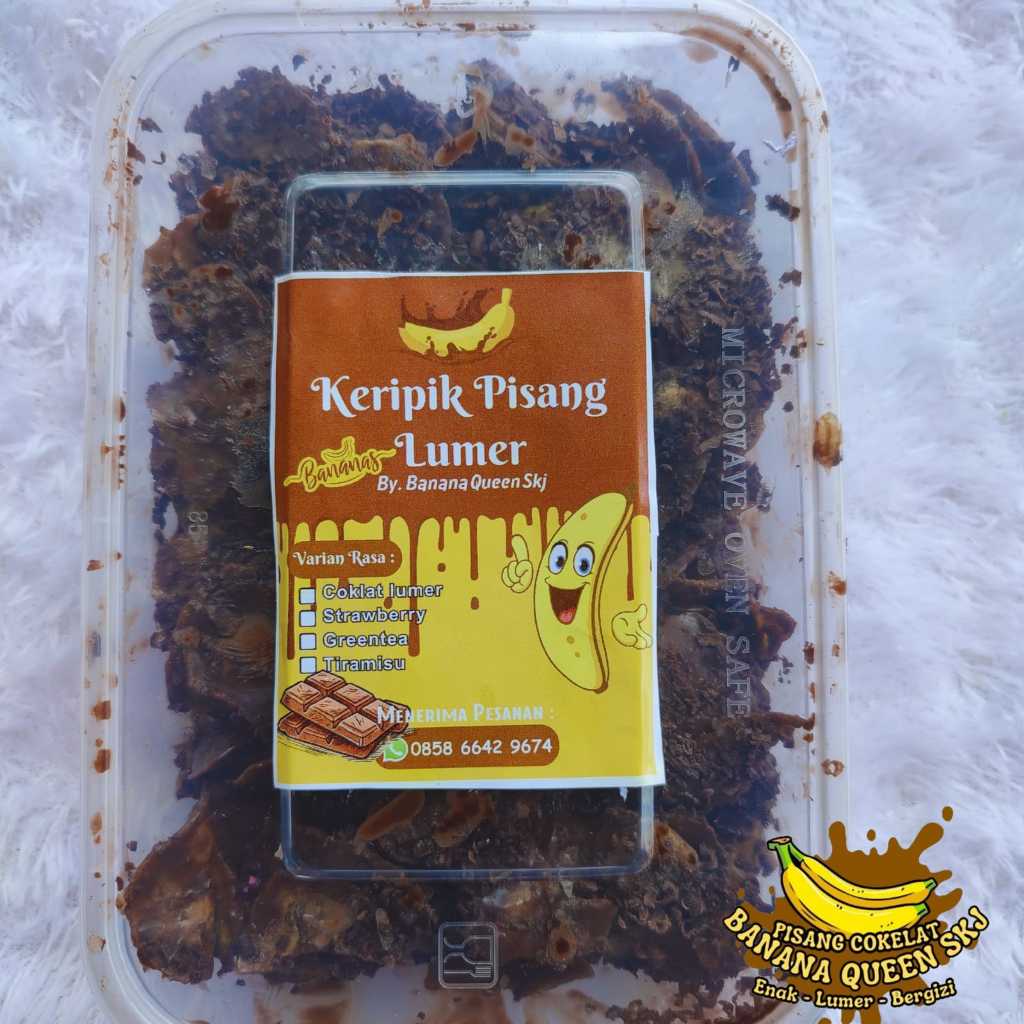 

Bananaqueenskj-Keripik pisang coklat lumer enak 150GR