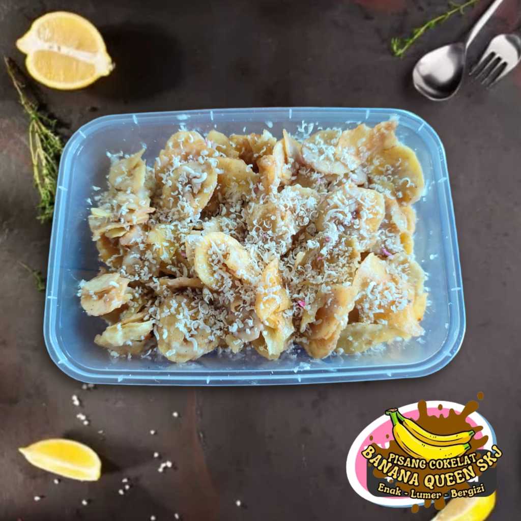 

Bananaqueenskj-Keripik pisang coklat lumer enak TIRAMISU 250gr