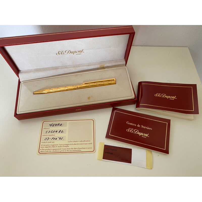 

Preloved Ballpoint St Dupont Stylo Bille Authentic Vintage Pena Pen
