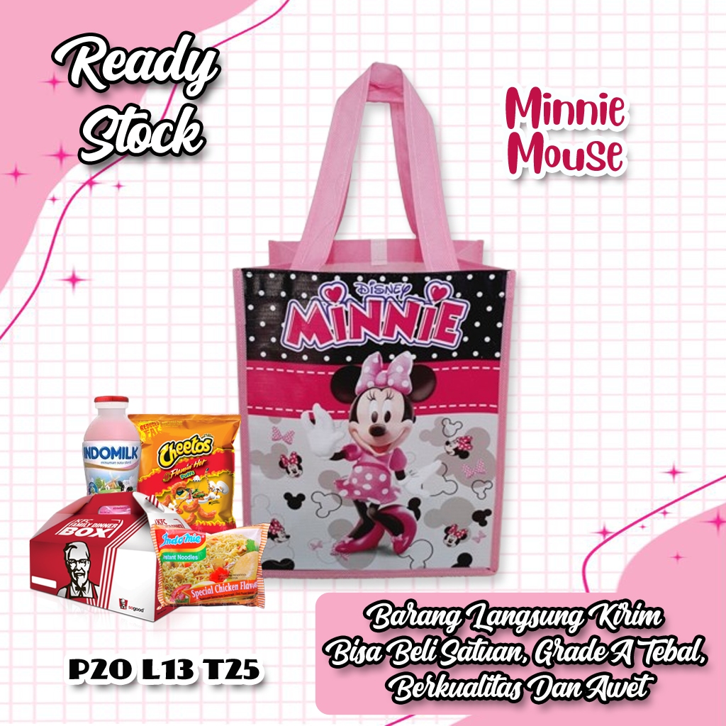 

Ready Stock Tas Kotak Ulang Tahun Anak Motif Minnie Mouse